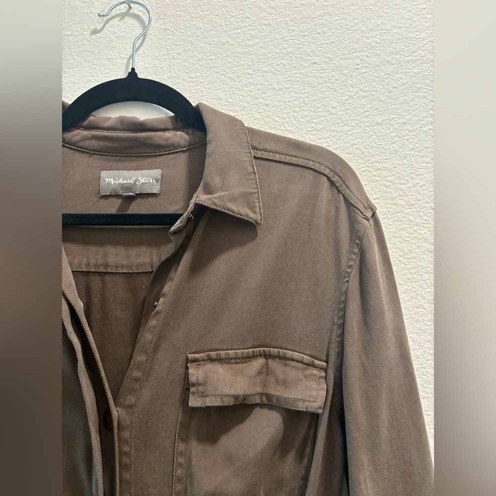 Michael Stars Long Sleeve Brown Jumpsuit, Size S - Picture 4 of 9